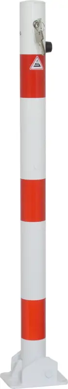 Schake Absperrpfosten UDP Ø 60 mm weiß rot Billig