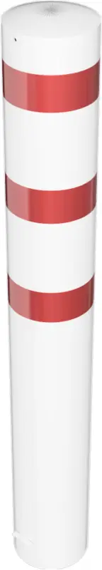 Günstig Schake Stahlrohrpoller OE Ø 273 mm weiß rot - 2,00 m