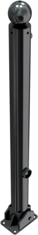 Solange Der Vorrat Reicht Schake Stilpfosten 475 UDD Ø 76 mm schwarzbraun