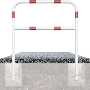 Direkt Vom Hersteller Schake Rohrbügel Stahl mit Querholm OE Ø 60 mm weiß rot - 2500 x 1400 mm