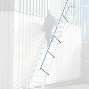 Top-Preis euroline Treppen- Podestgeländer Podesttreppe 60° 13 Stufen