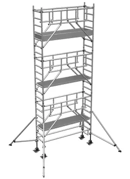 Rollgerüst ZARGES MultiTower S-PLUS 1T 0,75x1,80m - AH 7,30m Super-Preis