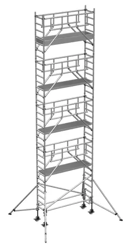 Rollgerüst ZARGES MultiTower S-PLUS 1T 0,75x1,80m - AH 10,40m Nur Für Kurze Zeit
