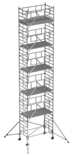 Preisreduziert Rollgerüst ZARGES MultiTower S-PLUS 2T 1,35x1,80m - AH 12,35m