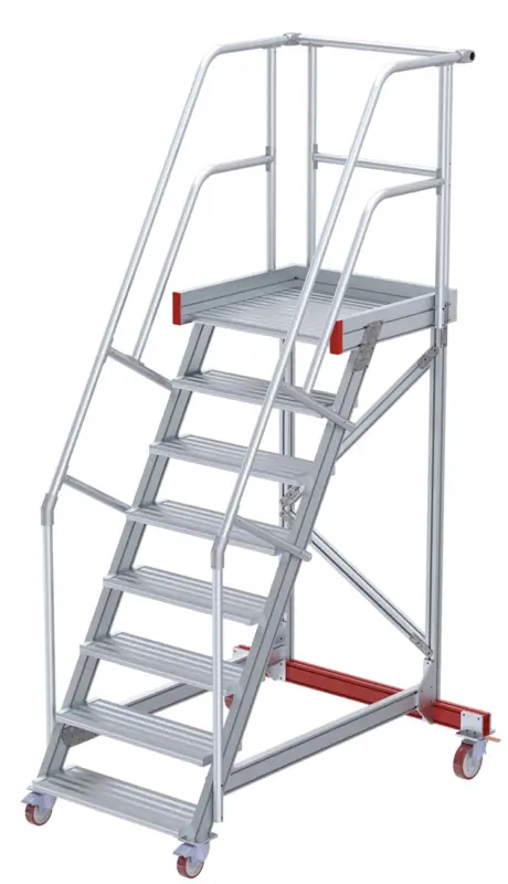 euroline Wartungsbühne 60° 8 Stufen - 600 mm Preisknaller