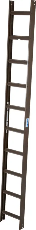 Krause Alu-Kaminkehrerleiter 10 Sprossen Braun Expressversand