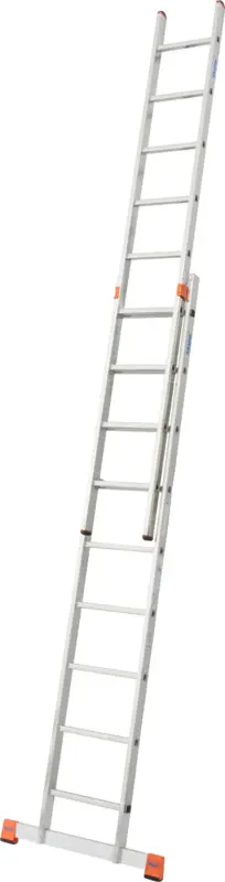 Krause Alu-Sprossenschiebeleiter Monto 2x9 Sprossen Highlight