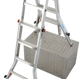 Krause Alu-Sprossenteleskopgelenkleiter TeleVario® 4x4 Sprossen Top-Angebot
