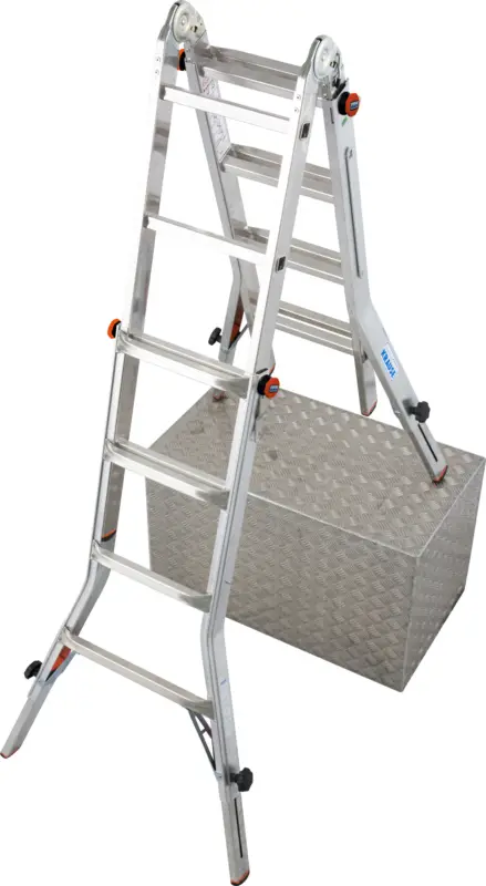 Krause Alu-Sprossenteleskopgelenkleiter TeleVario® 4x4 Sprossen Top-Angebot