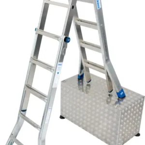 Rabatt Krause Alu-Sprossenteleskopgelenkleiter 4x5 Sprossen