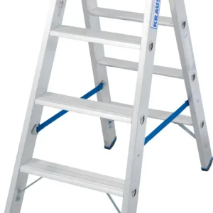 Krause Alu-Stufendoppelleiter 2x4 Stufen Sale