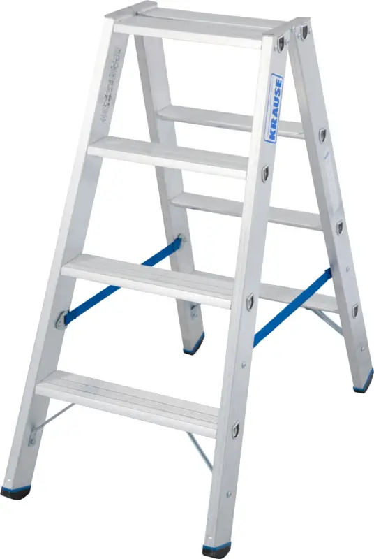 Krause Alu-Stufendoppelleiter 2x4 Stufen Sale
