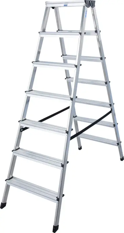 Sonderaktion Krause Alu-Stufendoppelleiter Dopplo® 2x7 Stufen