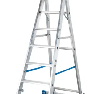 Krause Alu-Stufenstehleiter mit Traverse 6 Stufen Top-Preis