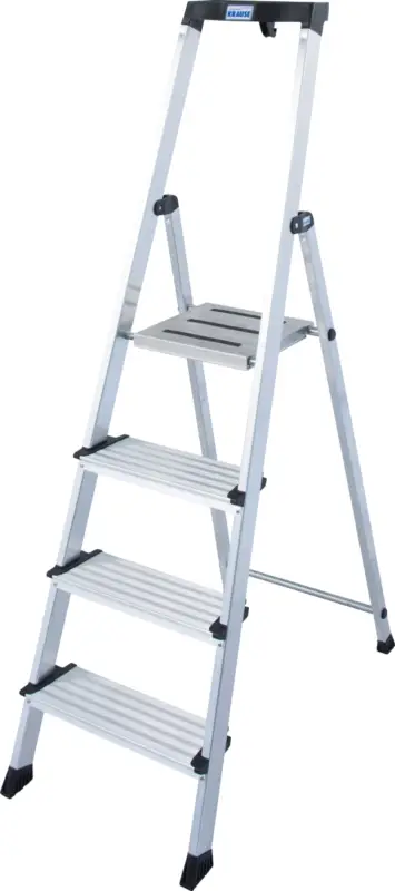 Zertifiziert Krause Alu-Stufenstehleiter Sepuro® 4 Stufen