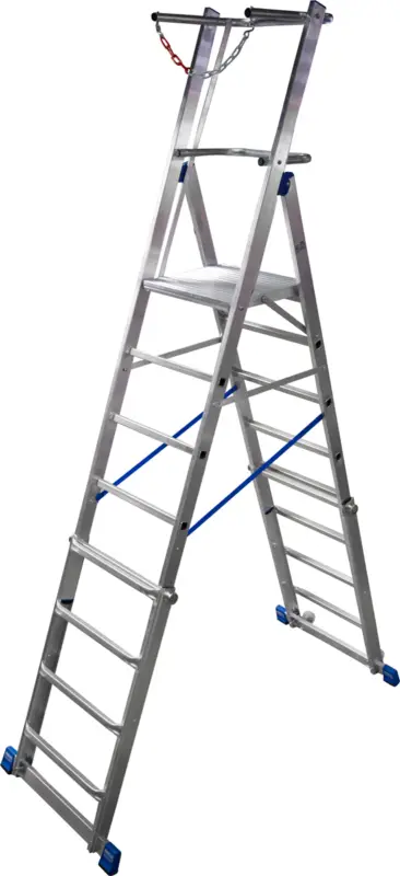 Markenware Krause Alu-Teleskop-Plattformleiter 6-8 Stufen