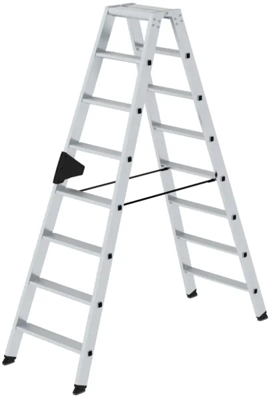 Billig Günzburger Stehleiter Alu 2x8 Stufen