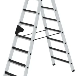 Ausverkauf Günzburger Stehleiter Alu clip-step 2x8 Stufen