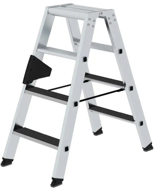 Heißes Angebot Günzburger Stehleiter R13 Alu clip-step 2x4 Stufen