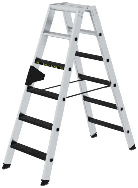 Günzburger Stehleiter 250 kg clip-step R13 Alu 2x6 Stufen Beliebt