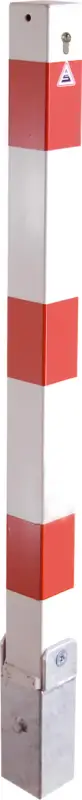 Online Kaufen Schake Absperrpfosten UPHK 70 x 70 mm weiß rot