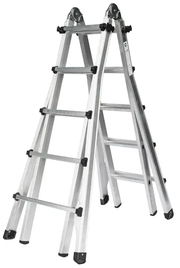 Sonderangebot Günzburger Teleskopleiter Alu 4-teilig 4x5 Sprossen