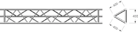 Sonderangebot Layher Dreieck-Gitterträger Alu 4,00 m