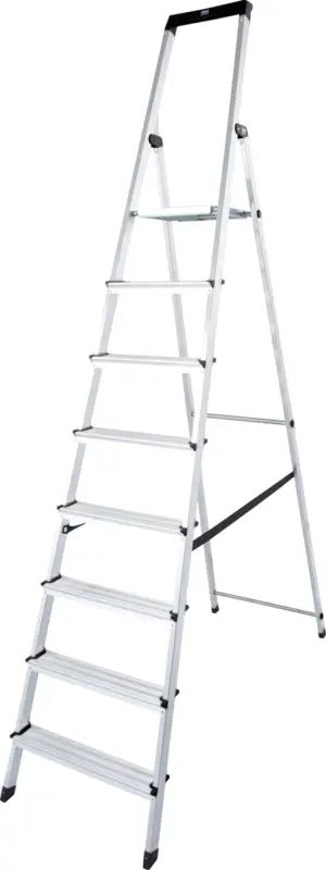 Jetzt Kaufen Krause Alu-Stufenstehleiter Solidy® 8 Stufen