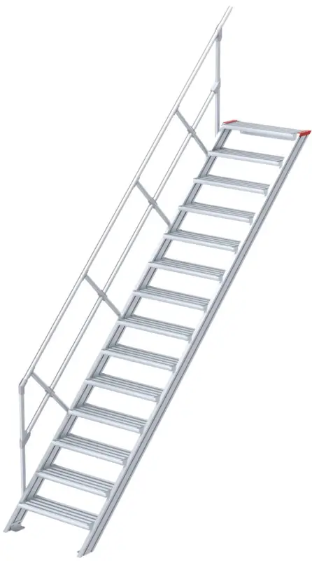 euroline Alu-Treppe 45° 14 Stufen - 600 mm Sofort Bestellen