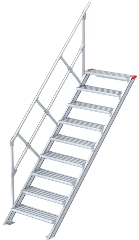 Sale euroline Alu-Treppe 45° 9 Stufen - 800 mm