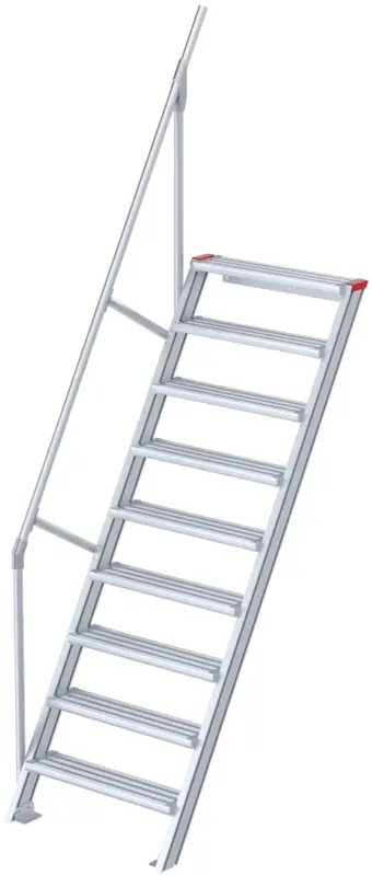 Sonderaktion euroline Alu-Treppe 60° 9 Stufen - 800 mm