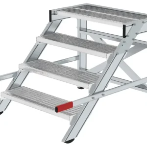 Top-Seller Günzburger Arbeitspodest 800 fahrbar Alu 4 Stufen SG