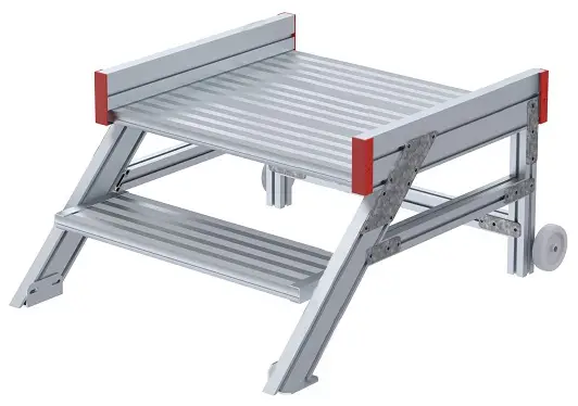 Solange Der Vorrat Reicht euroline Anstieg 45° 2 Stufen - 600 mm