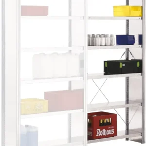Billig Regalwerk BERT Lagerregal SW 250 5 Anbaufeld 2000 x 875 x 500 mm