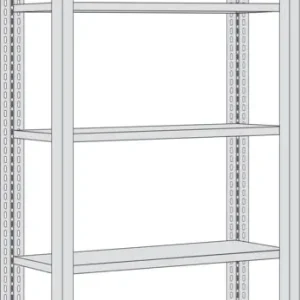 Begrenztes Angebot Regalwerk BERT Lagerregal 250 7 Grundfeld 3000 x 1285 x 800 mm