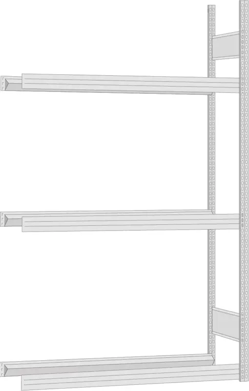 Regalwerk Reifenregal Anbaufeld 2000 x 1285 x 400 mm Beliebt