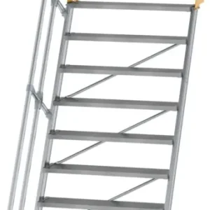 Ausverkauf Günzburger Treppe 60° 10 Stufen - 1000 mm breit