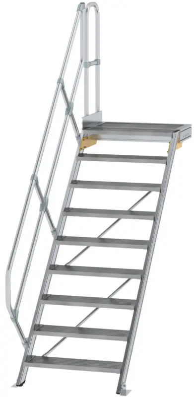 Günzburger Podesttreppe 45° 9 Stufen - 800 mm breit Sofort Bestellen