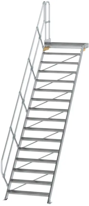 Nur Für Kurze Zeit Günzburger Podesttreppe 45° 16 Stufen - 1000 mm breit