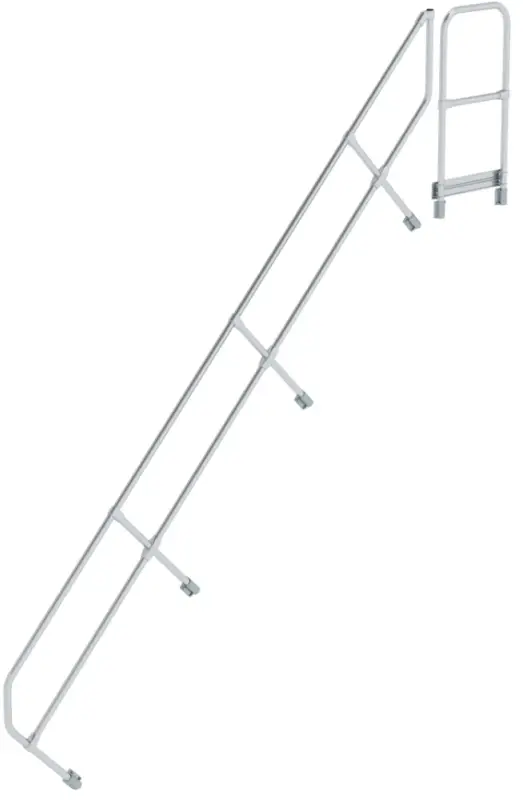 Günzburger Treppen- Podestgeländer Podesttreppe 45° 14 Stufen Top-Seller