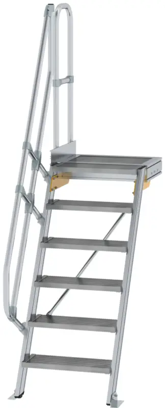 Super-Preis Günzburger Podesttreppe 60° 6 Stufen - 600 mm breit