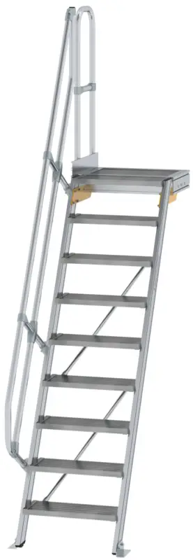 Kracherpreis Günzburger Podesttreppe 60° 9 Stufen - 600 mm breit