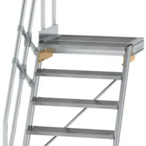 Begrenztes Angebot Günzburger Podesttreppe 60° 6 Stufen - 800 mm breit