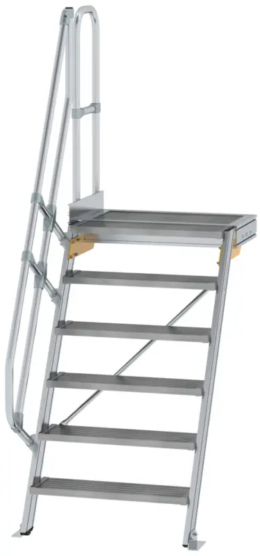 Begrenztes Angebot Günzburger Podesttreppe 60° 6 Stufen - 800 mm breit