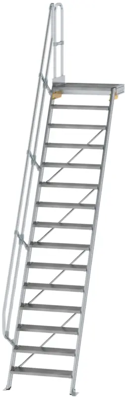 Bestseller Günzburger Podesttreppe 60° 15 Stufen - 800 mm breit