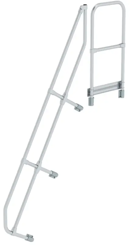 Rabatt Günzburger Treppen- Podestgeländer Podesttreppe 60° 8 Stufen