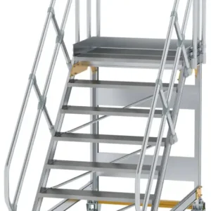 Angebot Günzburger Podesttreppe fahrbar 45° 8 Stufen - 1000 mm breit