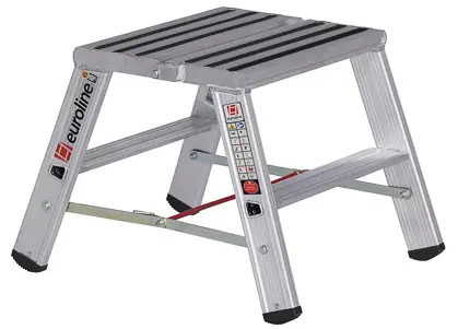 euroline Stufenstehleiter PREMIUM Alu 2x2 Stufen Jetzt Bestellen