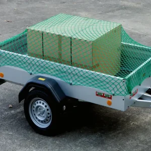 Echt Huck Anhängernetz rhombisch MW 45 Ø 2,5 mm - 3,00 x 4,00 m grün