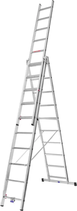 Hymer Alu-Pro Mehrzweckleiter 3-teilig 3x10 Sprossen Knallerangebot